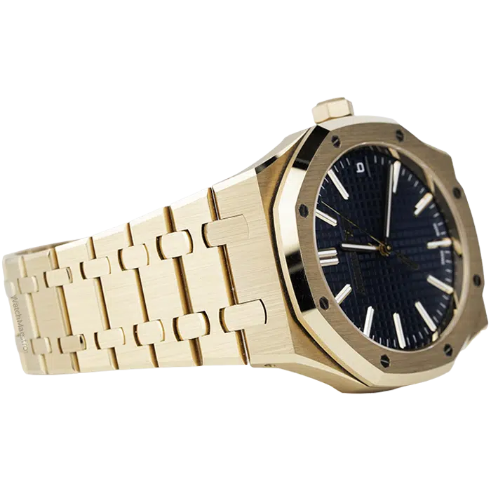 Audemars Piguet Royal Oak Rose Gold 41mm Blue Dial 4
