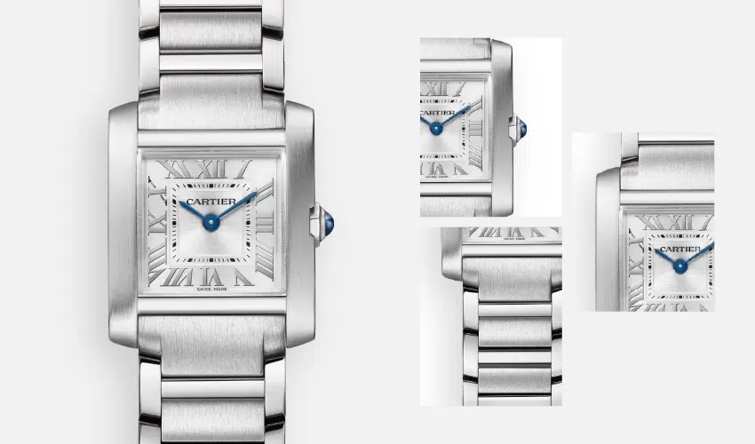 Tank Francaise Small, Steel Bracelet (WSTA0065)