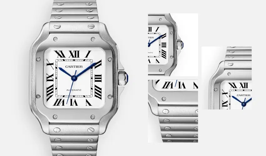 Santos de Cartier Medium, Steel (WSSA0029)