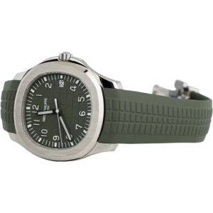 Patek Philippe Aquanaut White Gold Green Dial 5168G 2 1