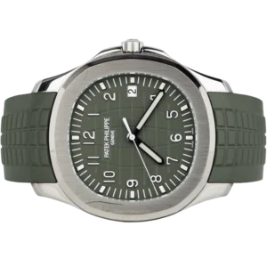 Patek Philippe Aquanaut White Gold Green Dial 5168G 2