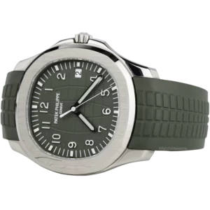 Patek Philippe Aquanaut White Gold Green Dial 5168G 3