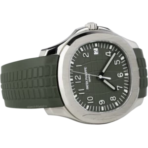 Patek Philippe Aquanaut White Gold Green Dial 5168G 4