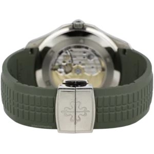 Patek Philippe Aquanaut White Gold Green Dial 5168G 5