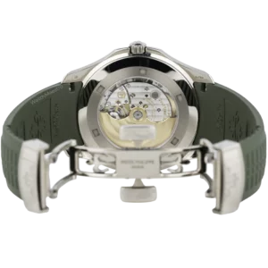 Patek Philippe Aquanaut White Gold Green Dial 5168G 7