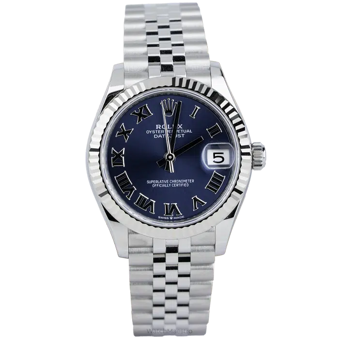 Rolex Datejust 31 Blue Roman Dial with Fluted Bezel Jubilee Bracelet 2026 1