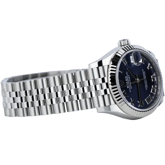 Rolex Datejust 31 Blue Roman Dial with Fluted Bezel Jubilee Bracelet 2026 4