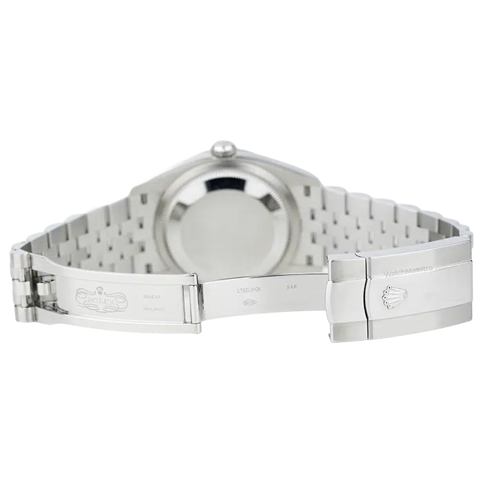 Rolex Datejust 36 Silver Dial with Fluted Bezel Jubilee Bracelet 9