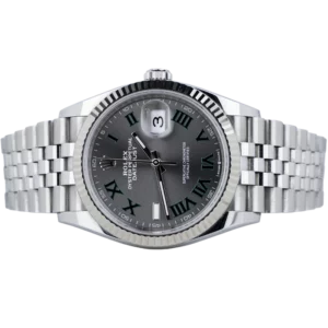 Rolex Datejust 36 Wimbledon with Fluted Bezel and Jubilee Bracelet 2