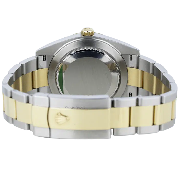 Rolex Datejust 41 Silver Dial Two Tone Yellow Gold with Fluted Bezel Oyster Bracelet 2023 6