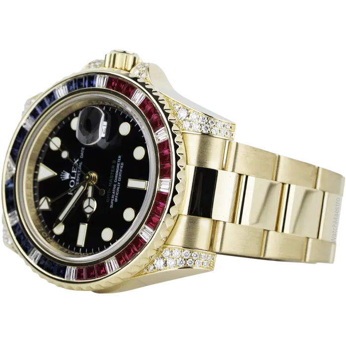 Rolex GMT Master II Yellow Gold 116758SARU 3 1