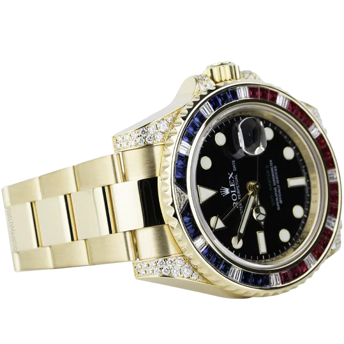 Rolex GMT Master II Yellow Gold 116758SARU 4 1