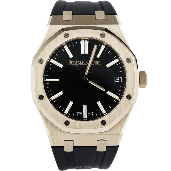 Audemars Piguet Royal Oak Rose Gold Black Dial 41mm 1