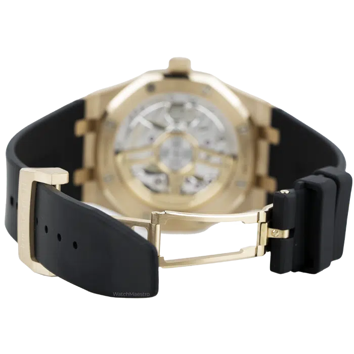Audemars Piguet Royal Oak Rose Gold Black Dial 41mm 6