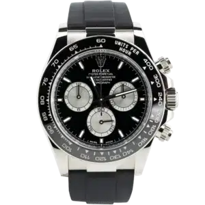 Rolex Daytona Oysterflex White Gold Black Dial 1