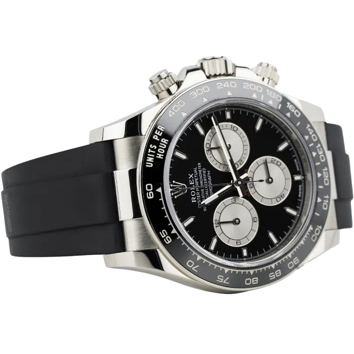 Rolex Daytona Oysterflex White Gold Black Dial 4