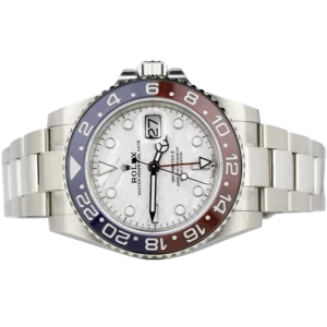 Rolex GMT Master II Pepsi White Gold Meteorite Dial 2