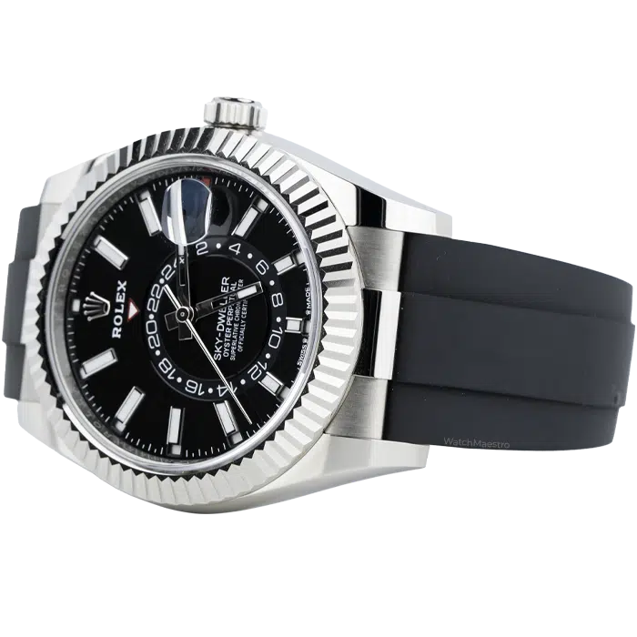 Rolex Sky Dweller Oysterflex White Gold with Black Dial 3