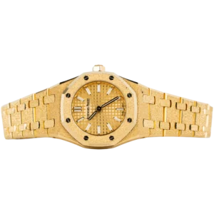 Audemars Piguet Royal Oak Mini Frosted Yellow Gold 2