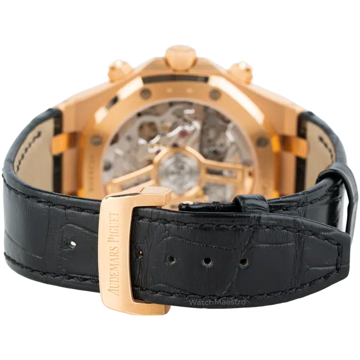 Audemars Piguet Royal Oak Rose Gold Chronograph Black Dial 50th Anniversary 5