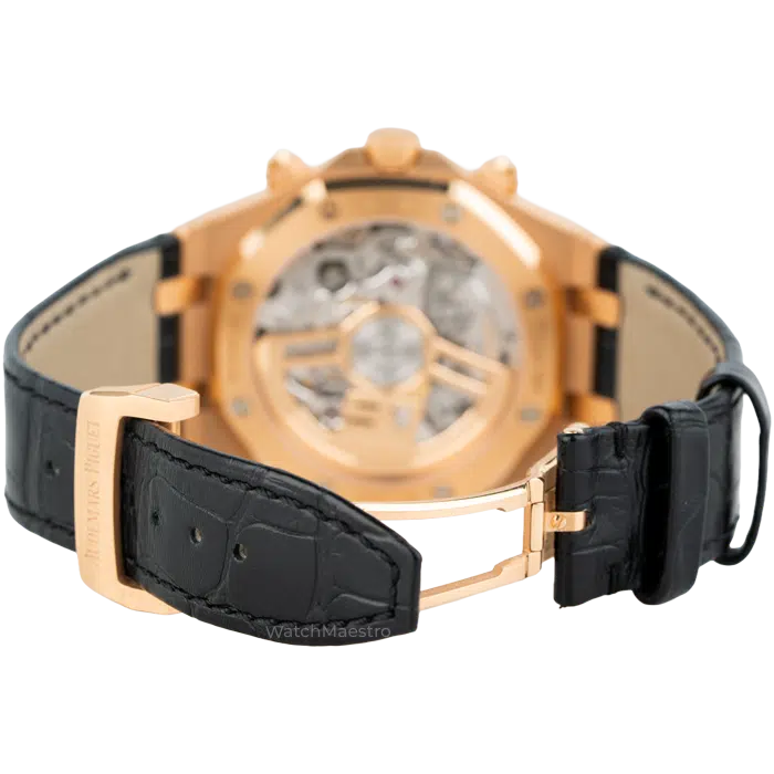 Audemars Piguet Royal Oak Rose Gold Chronograph Black Dial 50th Anniversary 6