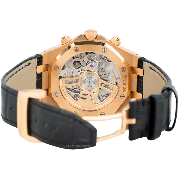 Audemars Piguet Royal Oak Rose Gold Chronograph Black Dial 50th Anniversary 7