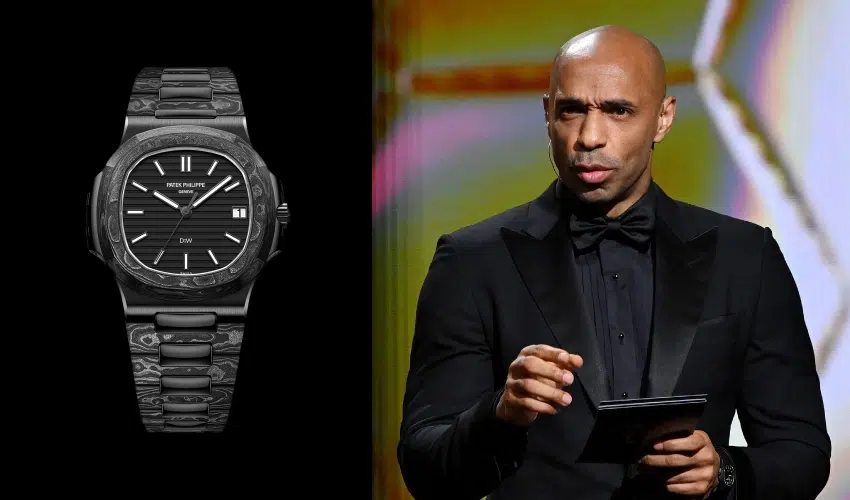 Thierry Henry's DiW Patek Philippe Nautilus Carbon