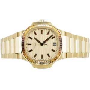 Patek Philippe Nautilus Rose Gold 35.2mm with Spessartites 71181300R 2