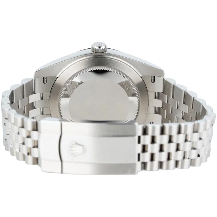 Rolex Datejust 41 Green Dial with Fluted Bezel Jubilee Bracelet 6