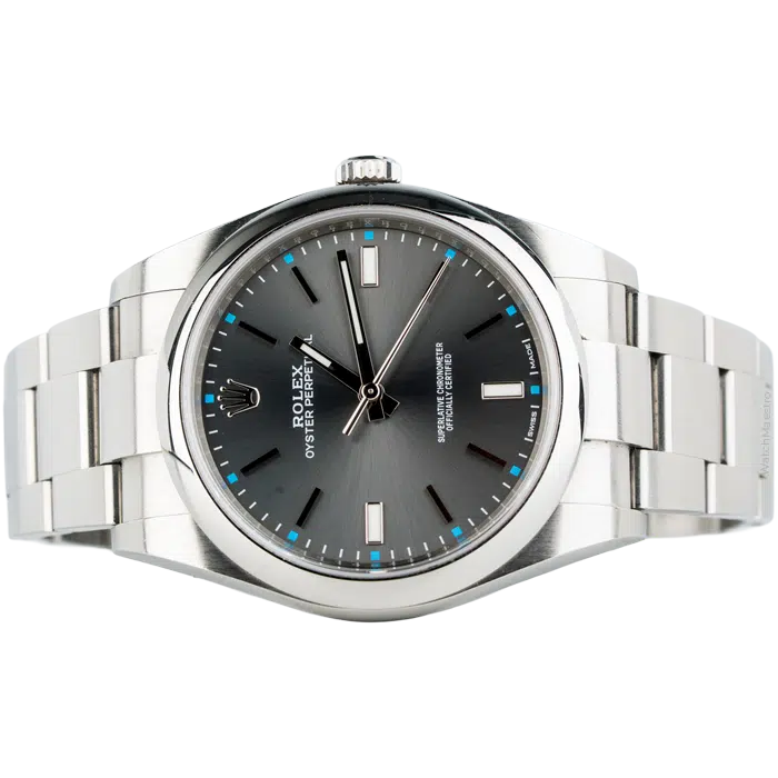 Rolex Oyster Perpetual 39mm Grey Dial 2