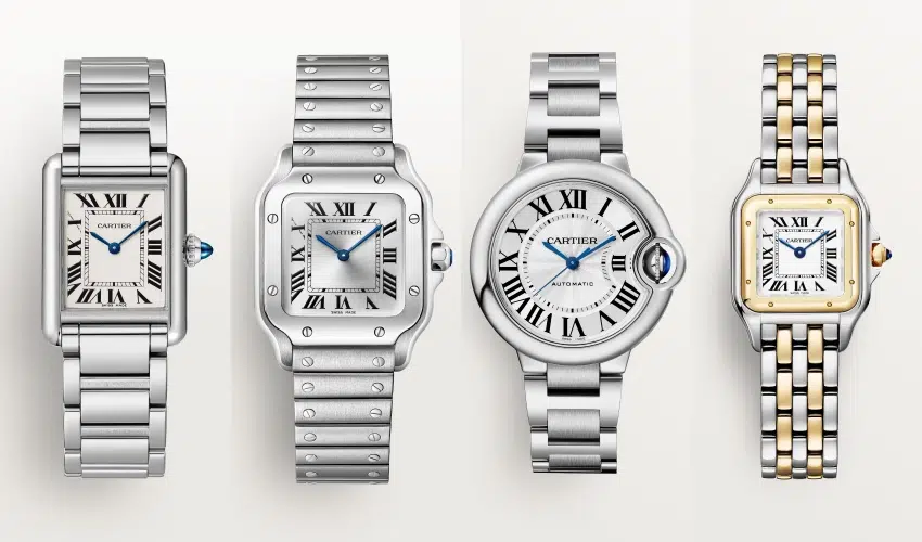 Cartier Tank, Santos, Ballon Bleu, Panthere.
