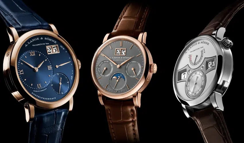 A Lange & Sohne Lange 1, Saxonia, Zeitwerk