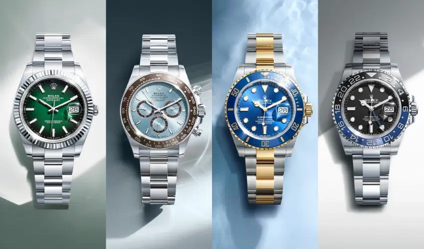 Rolex Datejust, Daytona, Submariner, GMT-Master II