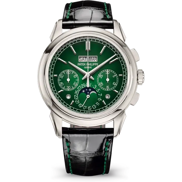 Patek Philippe Grand Complications Chronograph Perpetual Calendar Green Dial
